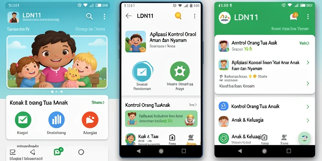 Tampilan antarmuka LDN11 yang sederhana dan mudah digunakan.