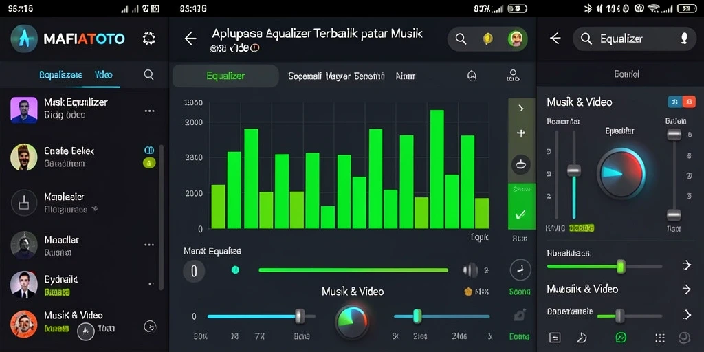 Tampilan antarmuka MAFIATOTO yang intuitif untuk pengaturan Equalizer.