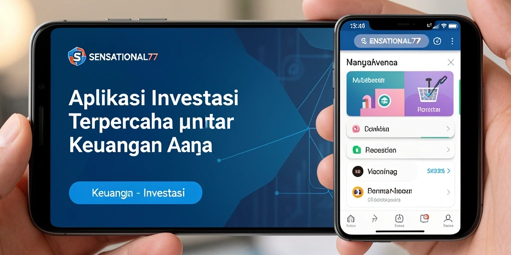 Tampilan antarmuka aplikasi SENSATIONAL77 untuk investasi yang intuitif.